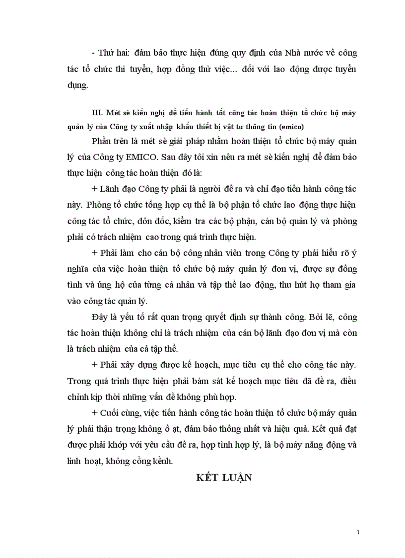 image for page Hoàn thiện tổ chức bộ máy quản lý của Công ty xuất nhập khẩu thiết bị vật tư thông tin