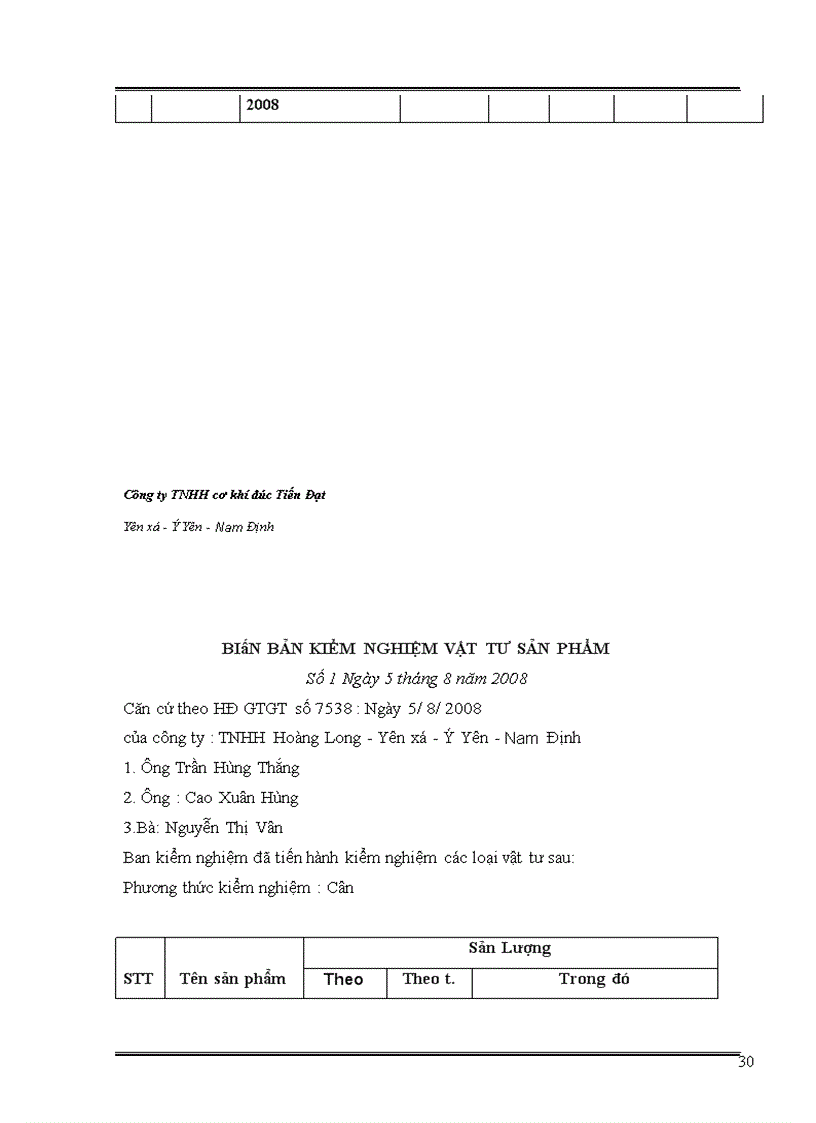 image for page hạch toán tổng hợp nguyên vật liệu tại công ty tnhh cơ khí đúc tiến đạt 1