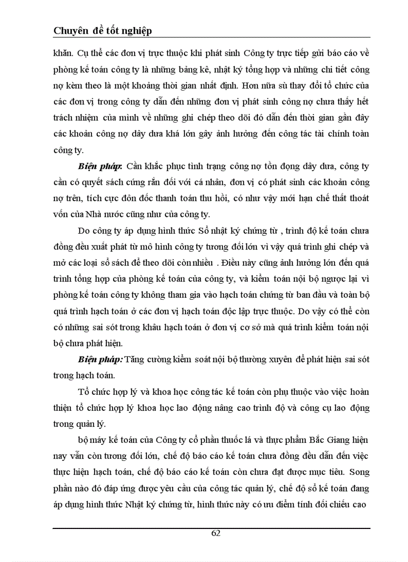 image for page Tổ chức kế toán bán hàng và xác định kết quả bán hàng ở công ty cổ phần thuốc lá và chế biến thực phẩm Bắc Giang 1