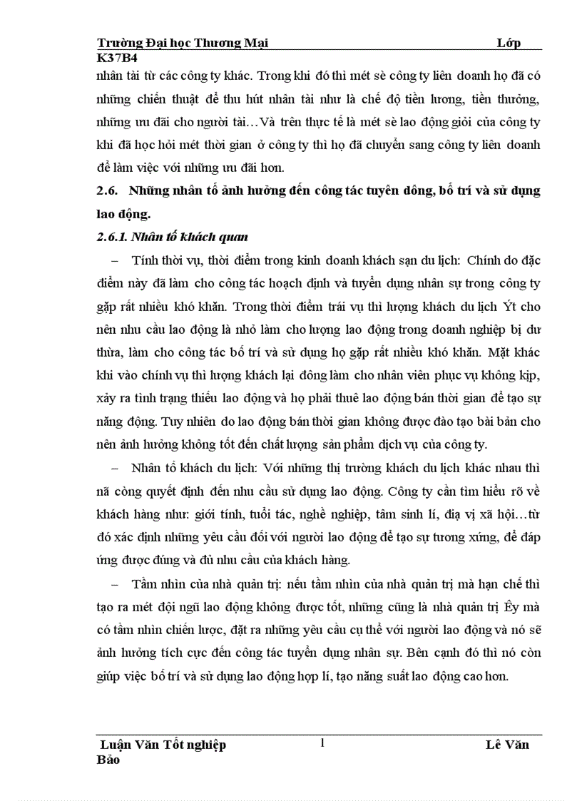 image for page Hoàn thiện công tác tuyển dụng bố trí và sử dụng nhân sự tại công ty khách sạn du lịch Kim Liên