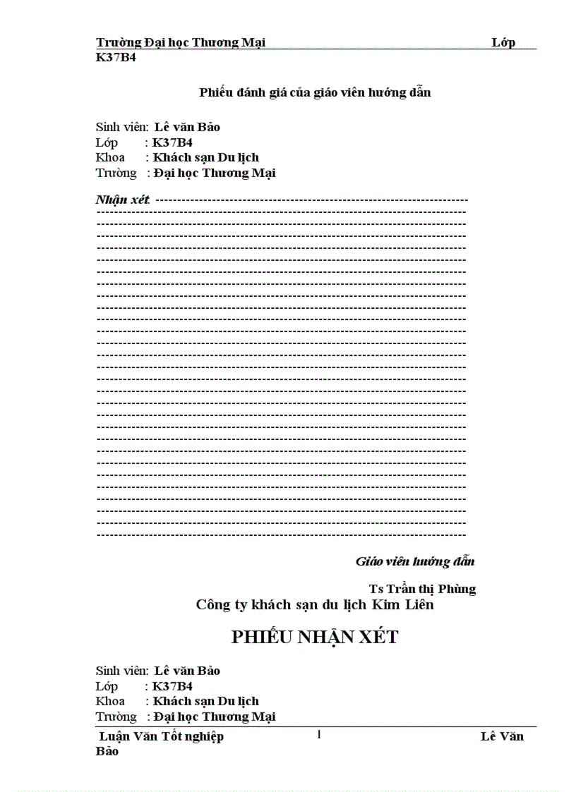 image for page Hoàn thiện công tác tuyển dụng bố trí và sử dụng nhân sự tại công ty khách sạn du lịch Kim Liên