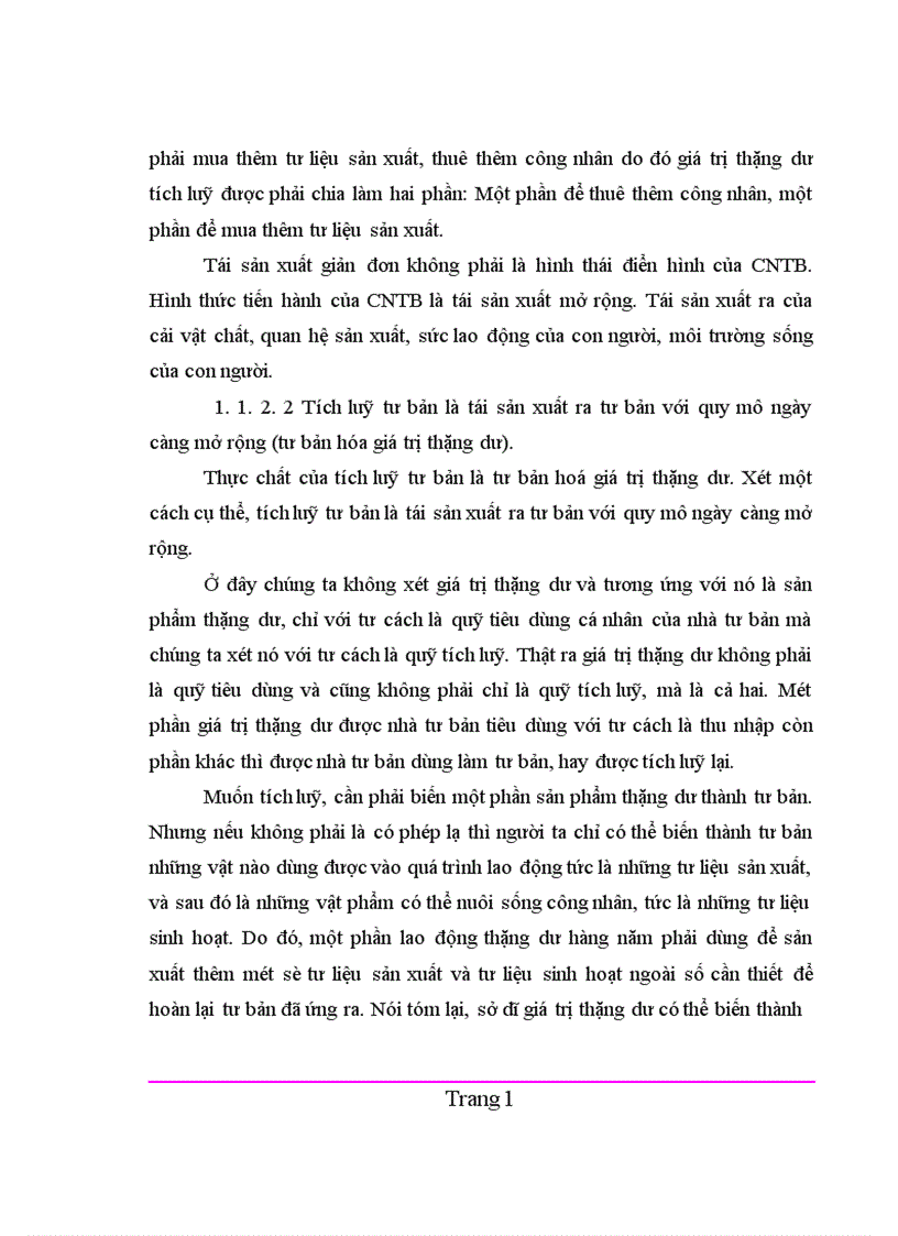 image for page Vai trò của tích luỹ tư bản trong quá trình hình thành và phát triển kinh tế tư bản chủ nghĩa 1