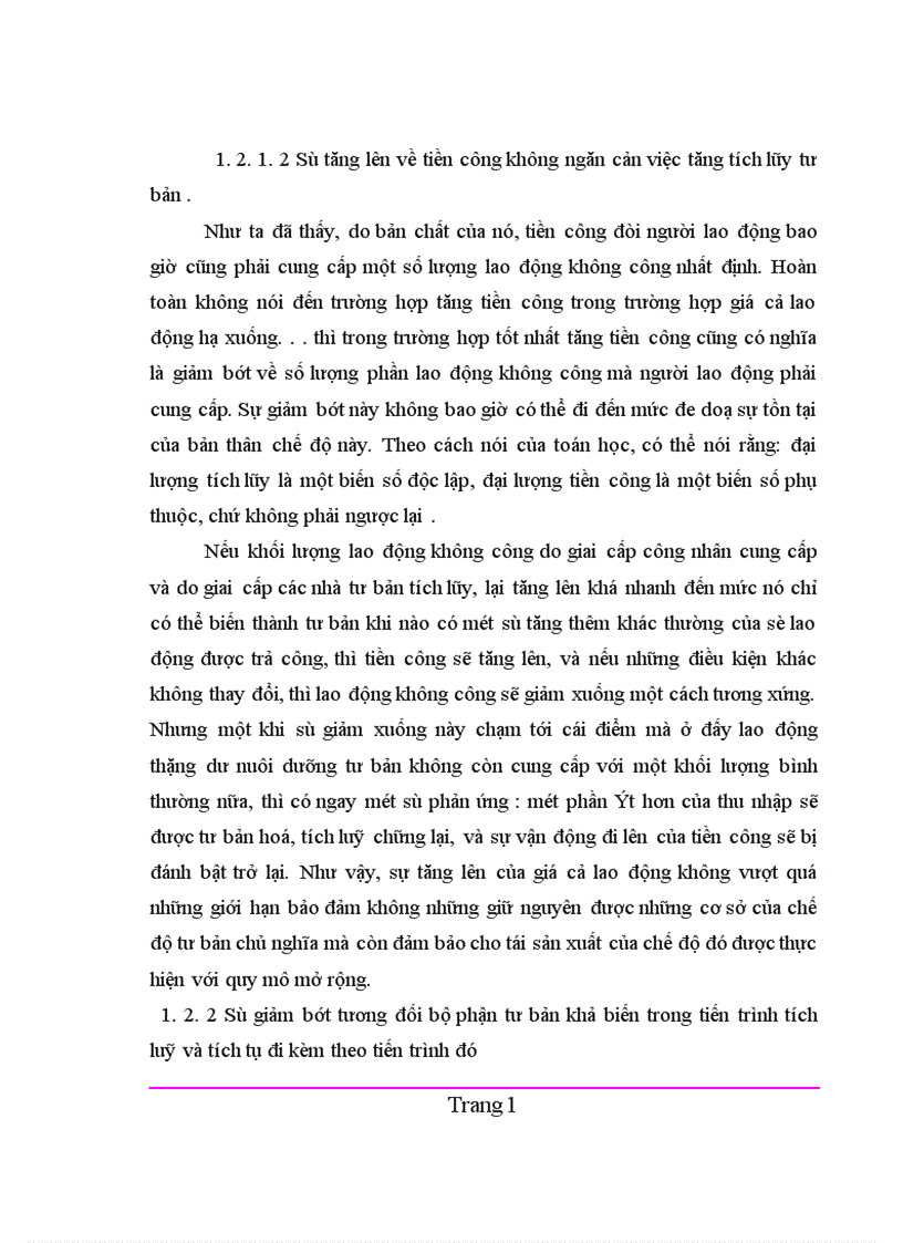 image for page Vai trò của tích luỹ tư bản trong quá trình hình thành và phát triển kinh tế tư bản chủ nghĩa 1