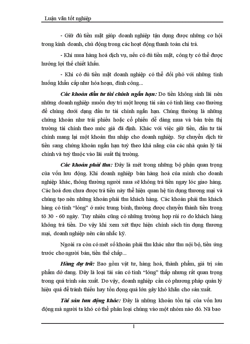 image for page Thực trạng và một số biện pháp nâng cao hiệu quả sử dụng vốn lưu động ở Công ty Dụng cụ Cắt và Đo lường Cơ khí