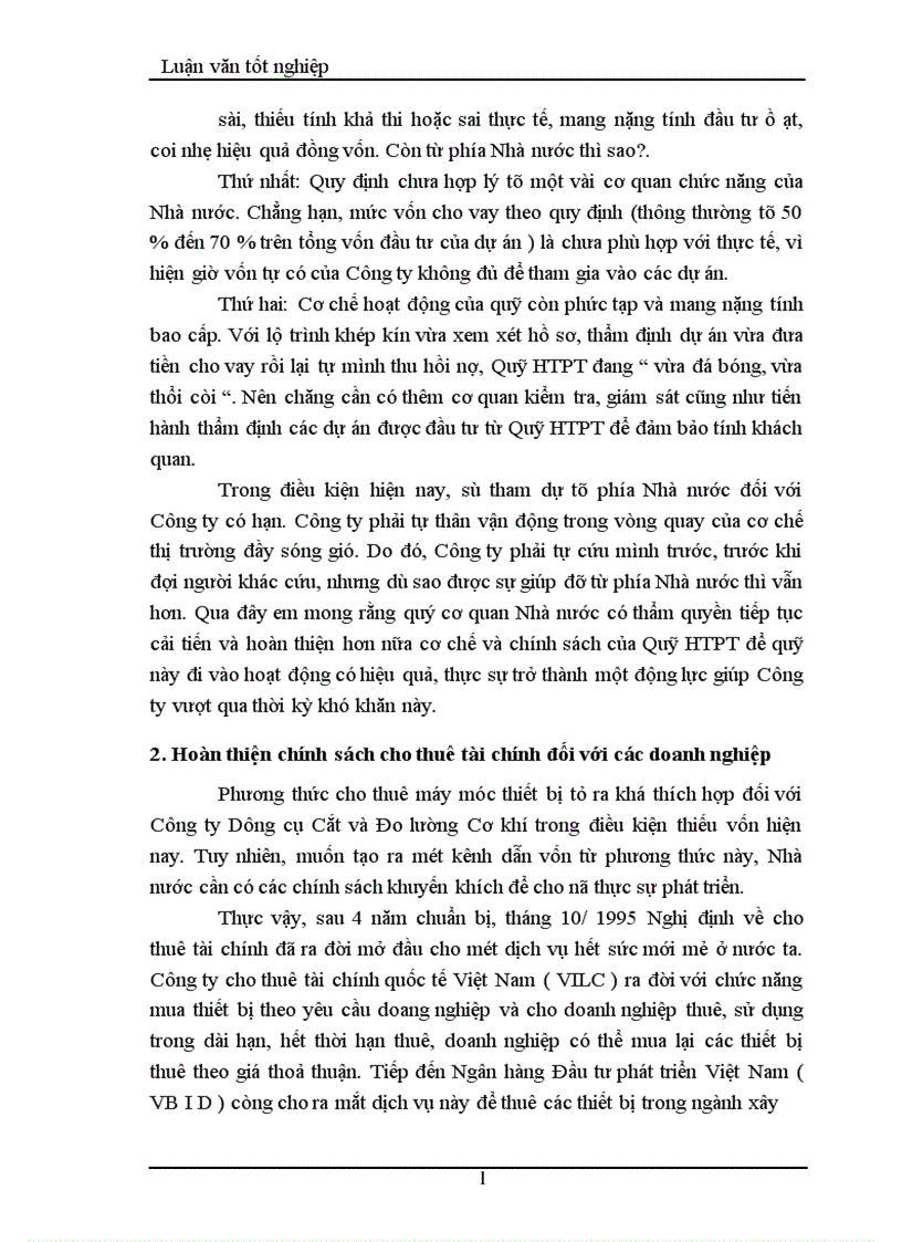image for page Thực trạng và một số biện pháp nâng cao hiệu quả sử dụng vốn lưu động ở Công ty Dụng cụ Cắt và Đo lường Cơ khí