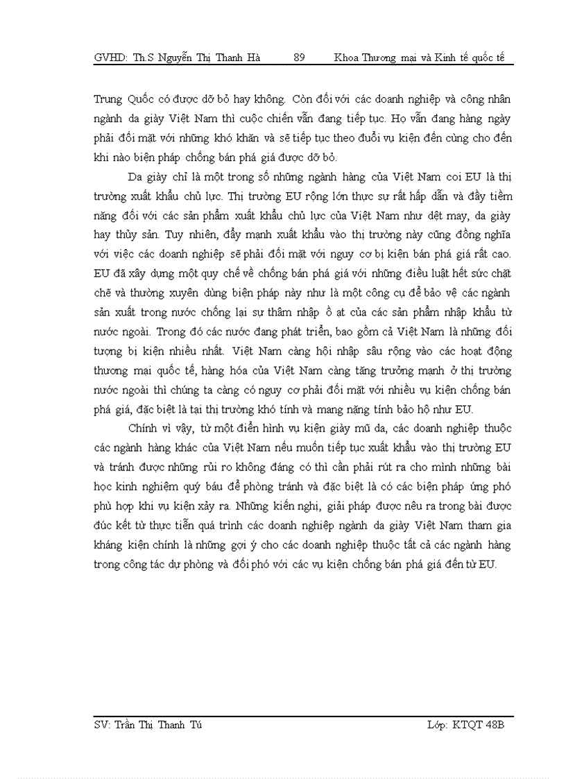 image for page Vụ kiện chống bán phá giá giày mũ da của Việt Nam tại EU những tác động nhiều mặt và bài học kinh nghiệm rút ra
