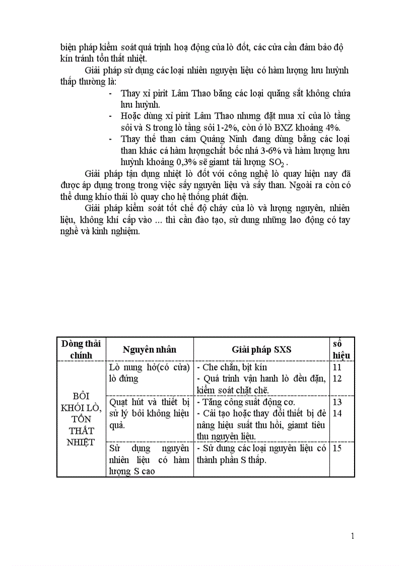 image for page Thiết kế dây chuyền công nghệ xử lý khí thải từ lò nung clinke của nhà máy xi măng hoàng thạch