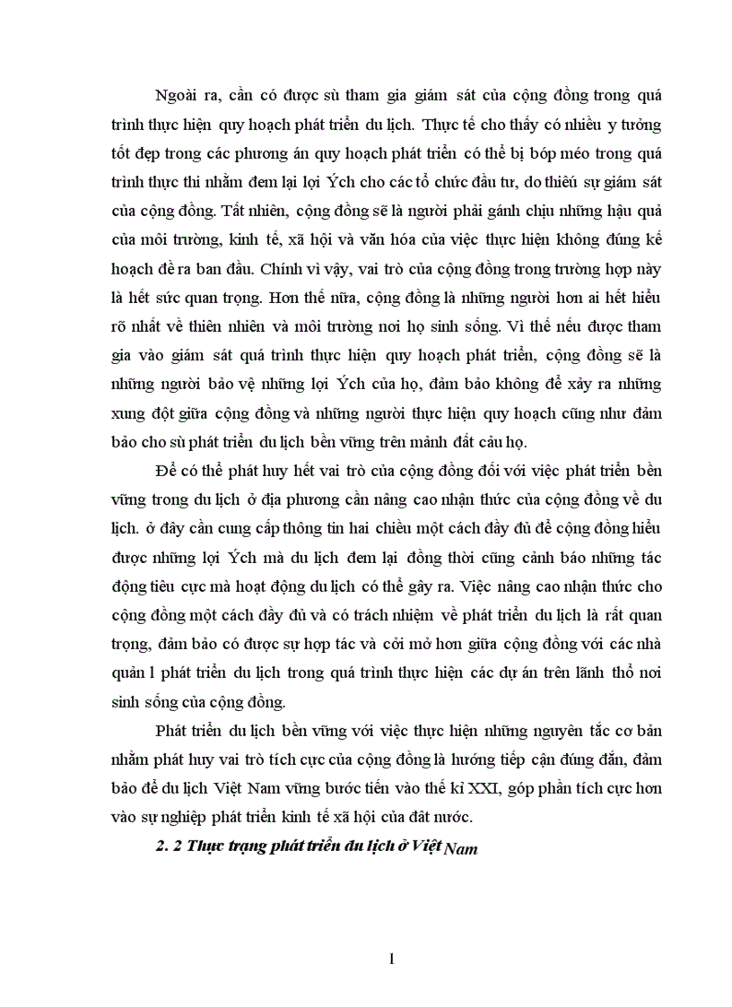 image for page Du lịch bền vững và thực trạng phát triển du lịch bền vững ở Việt Nam