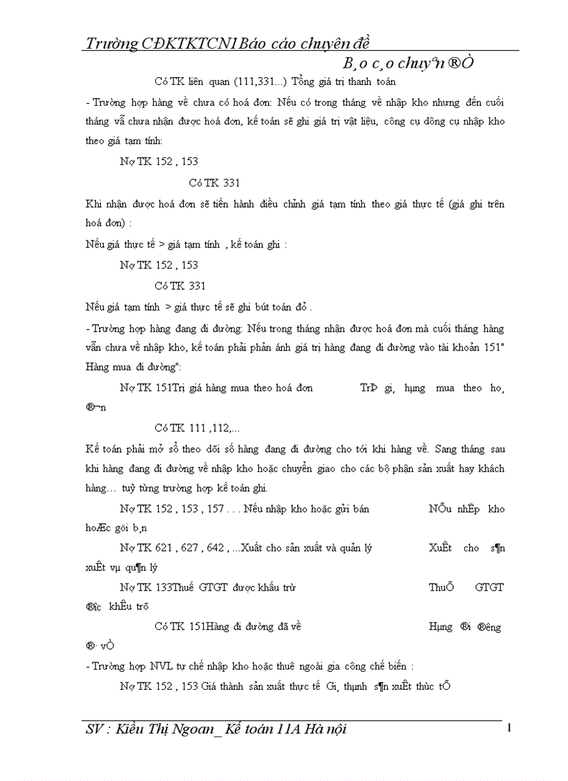 image for page Kế toán nguyên vật liệu công cụ dụng cụ ở công ty xây dựng Hương Giang Bộ quốc phòng 1