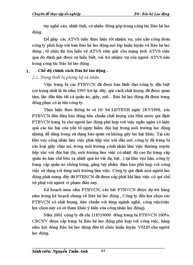 image for page Các nội dung thực hiện chính sách Bảo Hộ Lao Động trong công ty cơ khí Hà Nội