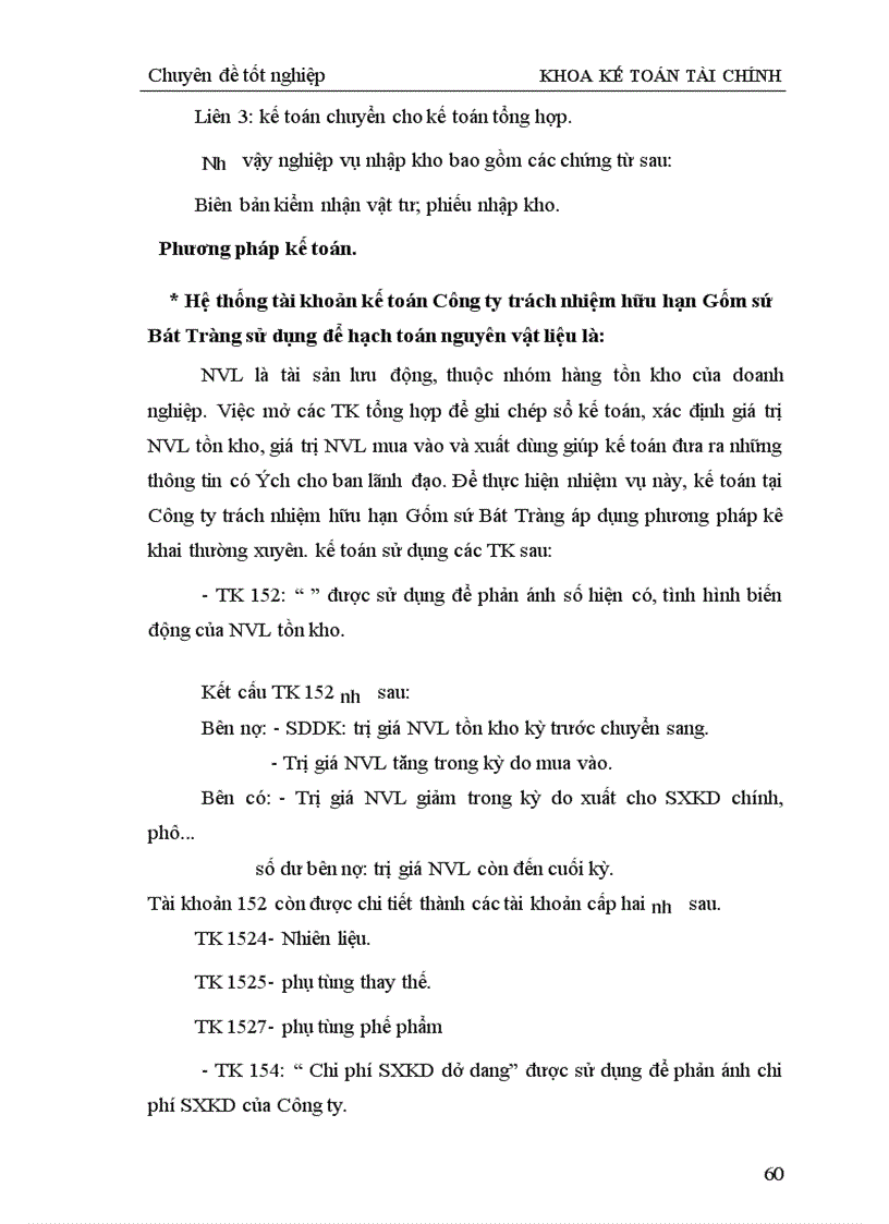 image for page Hoàn thiện hạch toán nguyên liệu vật liệu với việc nâng cao hiệu quả sử dụng vốn lưu động trong sản xuất kinh doanh tại Công ty trách nhiệm hữu hạn Gốm sứ Bát Tràng 1