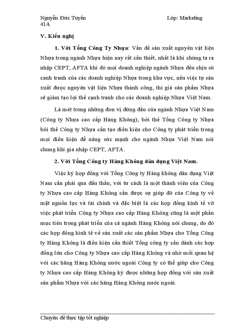 image for page Chiến lược sản phẩm cho khách hàng công nghiệp tại Công ty Nhựa cao cấp Hàng Không 1