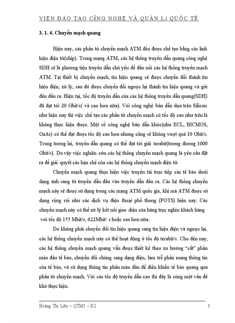 image for page Một số mô hình mạng đường trục ứng dụng công nghệ ATM