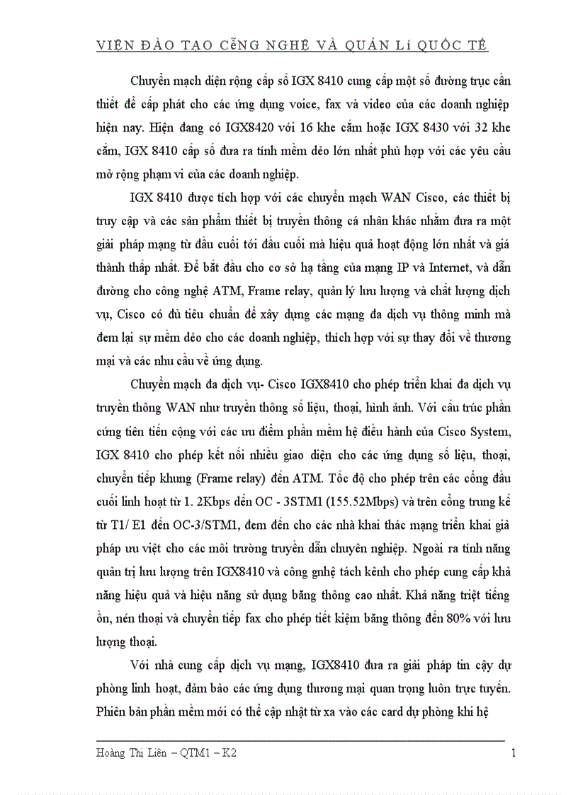 image for page Một số mô hình mạng đường trục ứng dụng công nghệ ATM