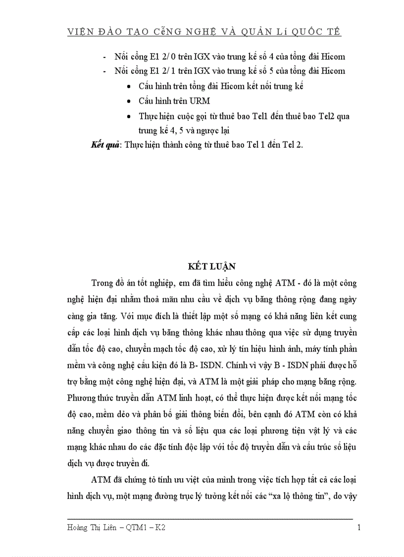 image for page Một số mô hình mạng đường trục ứng dụng công nghệ ATM