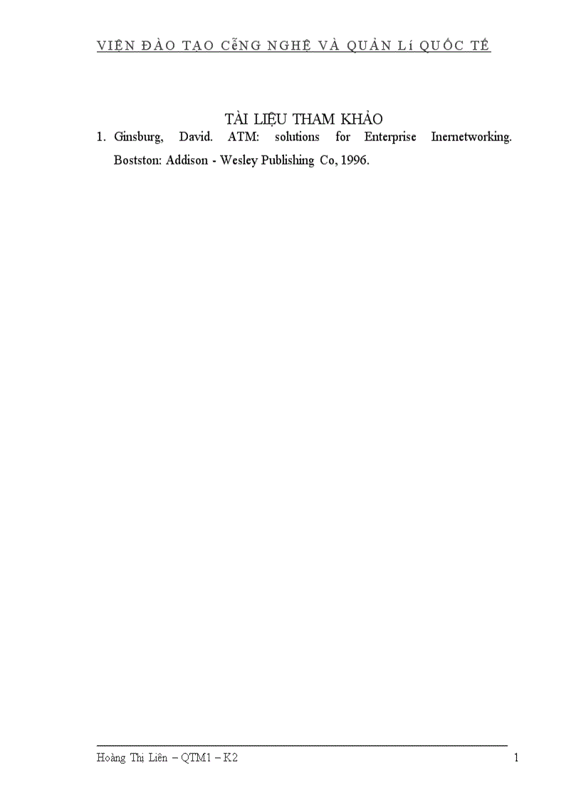 image for page Một số mô hình mạng đường trục ứng dụng công nghệ ATM