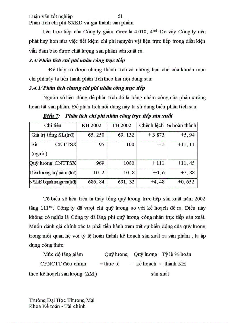 image for page Phân tích tình hình thực hiện chi phí sản xuất kinh doanh và giá thành sản phẩm và các biện pháp góp phần tiết kiệm chi phí tại Công ty giầy Thăng Long