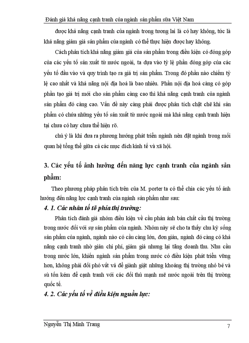 image for page Đánh giá khả năng cạnh tranh của ngành sản phẩm sữa Việt Nam