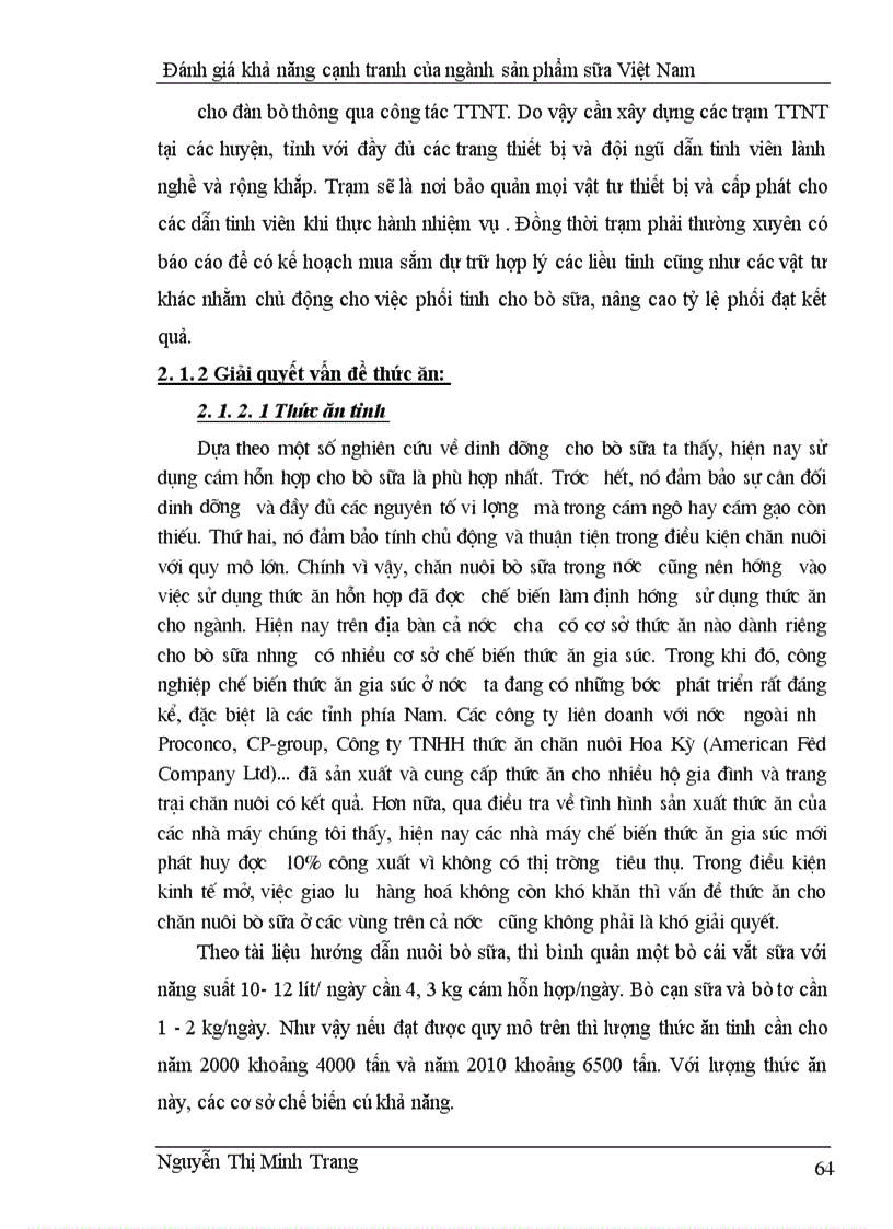 image for page Đánh giá khả năng cạnh tranh của ngành sản phẩm sữa Việt Nam