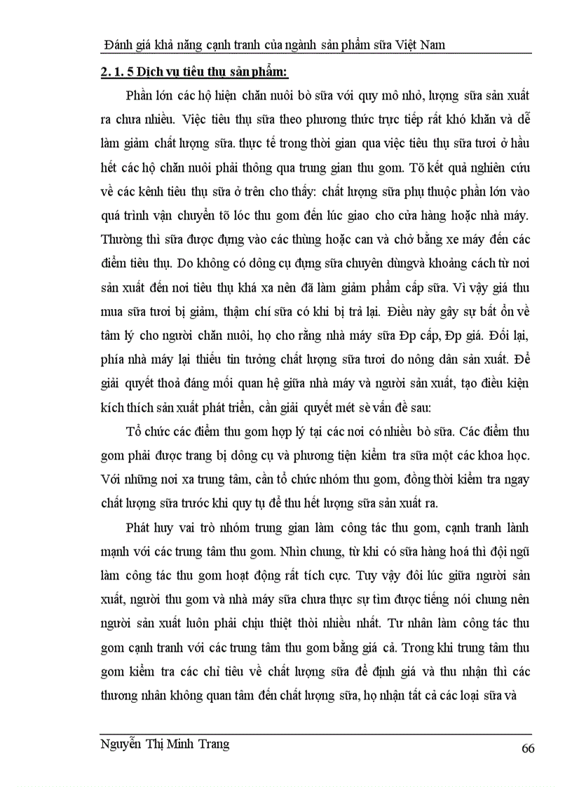 image for page Đánh giá khả năng cạnh tranh của ngành sản phẩm sữa Việt Nam