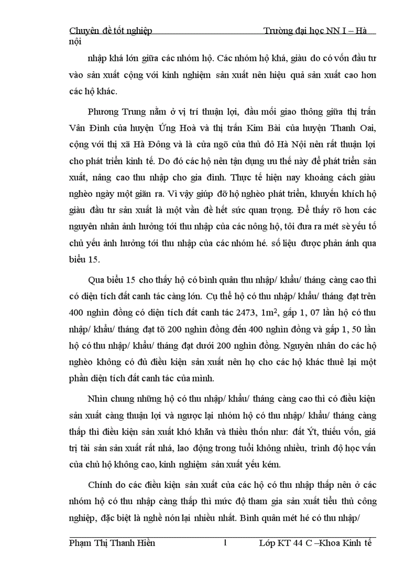 image for page Một số giải pháp chủ yếu nâng cao thu nhập cho hộ nông dân xã Phương Trung huyện Thanh oai tỉnh Hà Tây