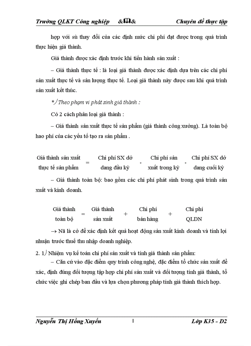image for page Kế toán tập hợp chi phí sản xuất và tính giá thành sản phẩm 1