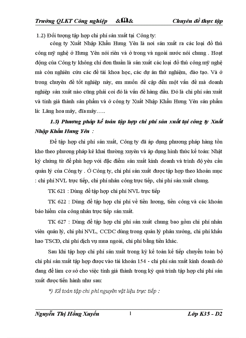 image for page Kế toán tập hợp chi phí sản xuất và tính giá thành sản phẩm 1