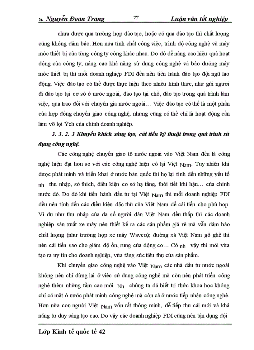 image for page Chuyển giao công nghệ thông qua các dự án FDI Thực trạng và giải pháp