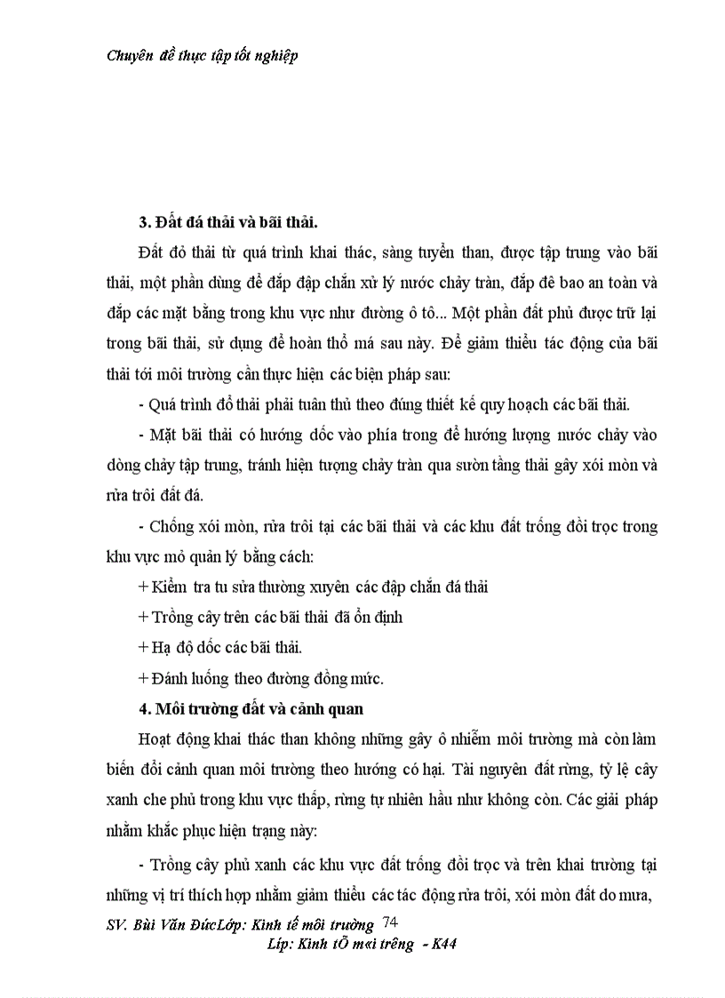 image for page Phân tích những tác động môi trường và đánh giá hiệu quả kinh tế môi trường của dự án cải tạo mở rộng khai thác kinh doanh than mỏ than Cọc Sáu 1