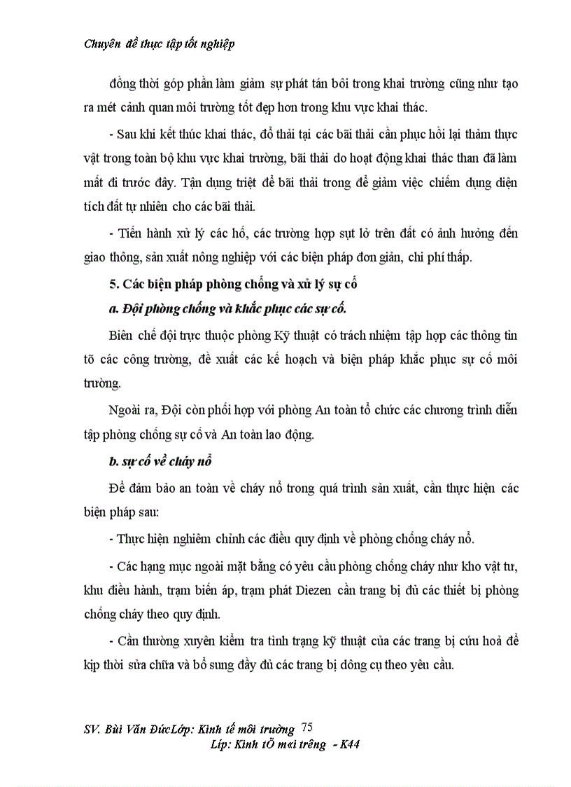 image for page Phân tích những tác động môi trường và đánh giá hiệu quả kinh tế môi trường của dự án cải tạo mở rộng khai thác kinh doanh than mỏ than Cọc Sáu 1