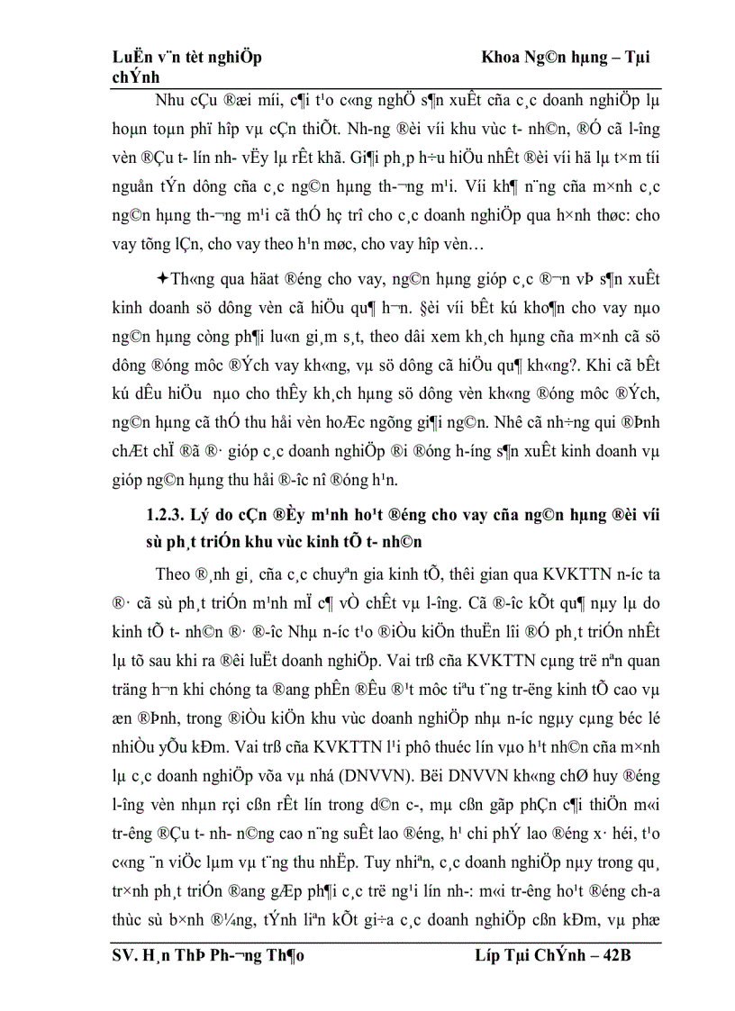 image for page Giải pháp đẩy mạnh hoạt động cho vay khu vực kinh tế tư nhân tại Hội sở Ngân hàng TMCP Kỹ Thương Việt Nam 1