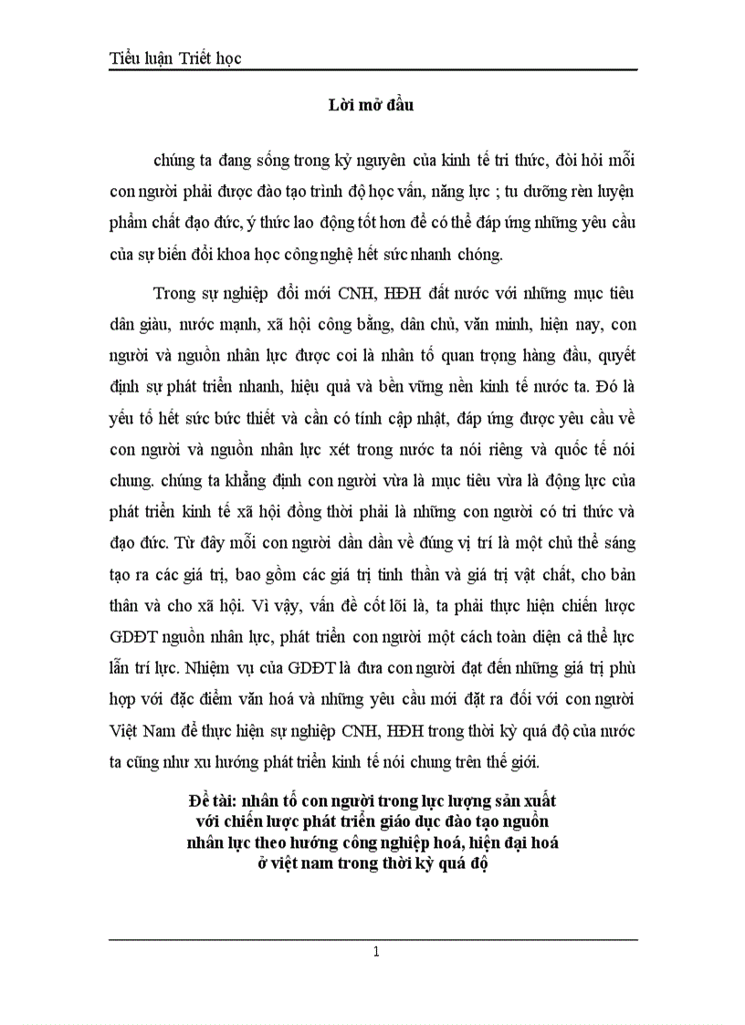 image for page nhân tố con người trong lực lượng sản xuất với chiến lược phát triển giáo dục đào tạo nguồn nhân lực theo hướng công nghiệp hoá hiện đại hoá ở việt nam trong thời kỳ quá độ I 1