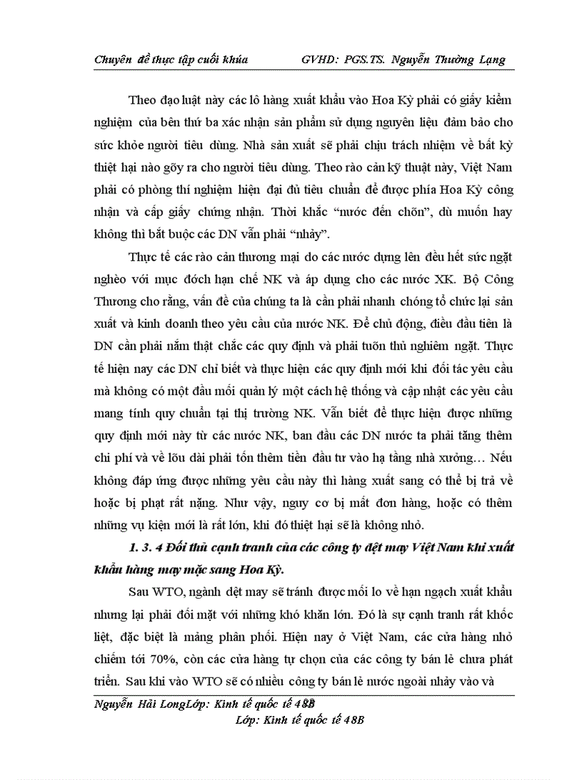 image for page Thúc đẩy xuất khẩu hàng may mặc sang thị trường Hoa Kỳ tại công ty VINATEXIMEX