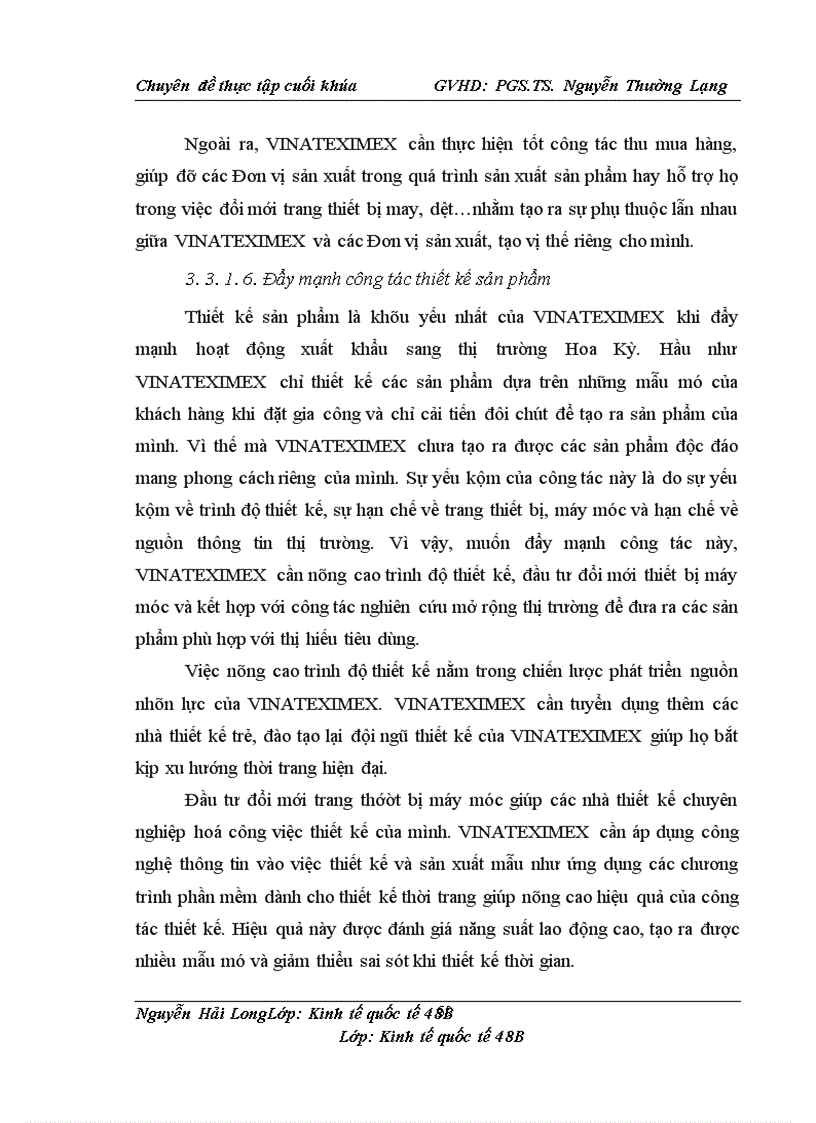 image for page Thúc đẩy xuất khẩu hàng may mặc sang thị trường Hoa Kỳ tại công ty VINATEXIMEX