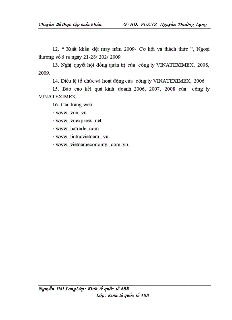 image for page Thúc đẩy xuất khẩu hàng may mặc sang thị trường Hoa Kỳ tại công ty VINATEXIMEX