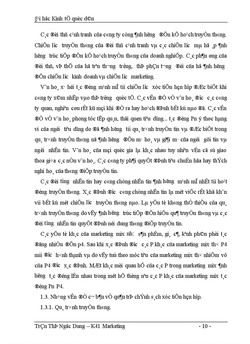 image for page Thực trạng thực hiện chính sách xúc tiến hỗn hợp của công ty nhựa cao cấp Hàng không