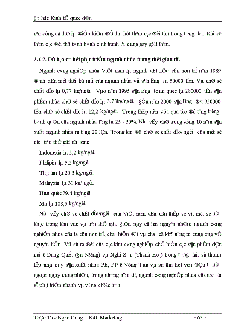 image for page Thực trạng thực hiện chính sách xúc tiến hỗn hợp của công ty nhựa cao cấp Hàng không