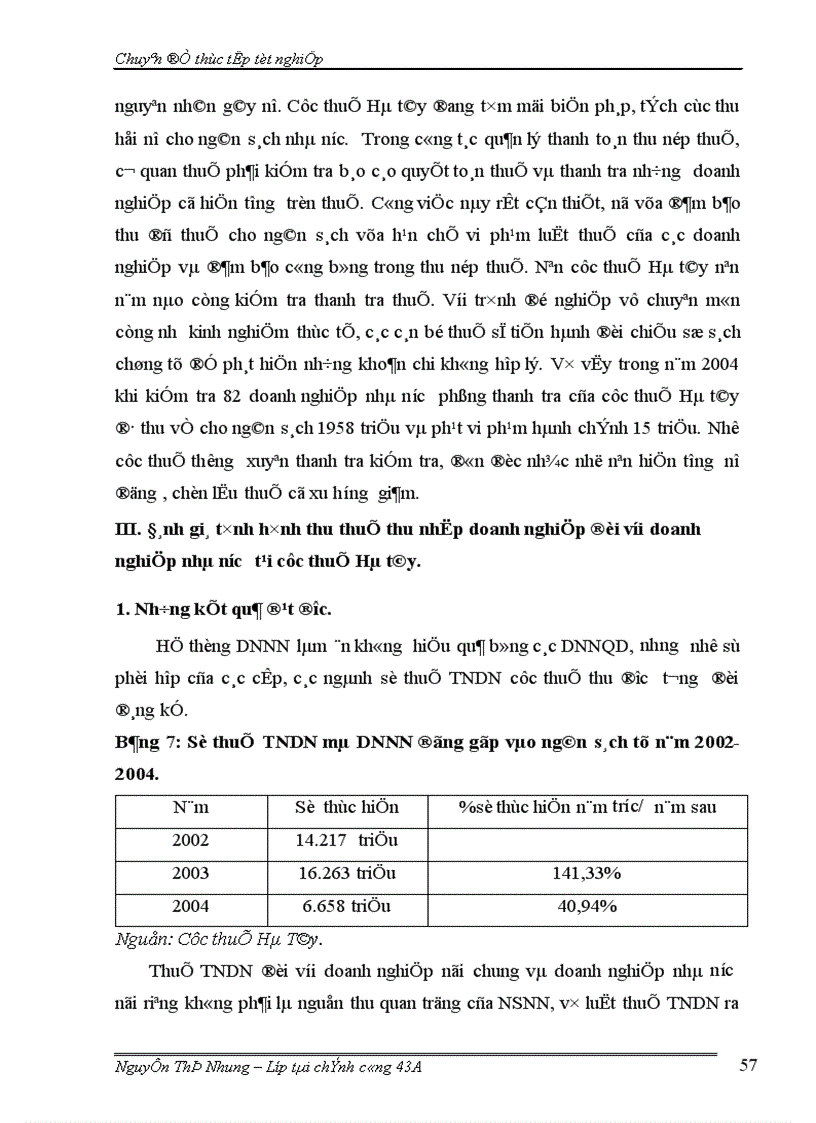 image for page Biện pháp tăng cường quản lý thuế TNDN đối với DNNN do cục thuế Hà Tây quản lý 1