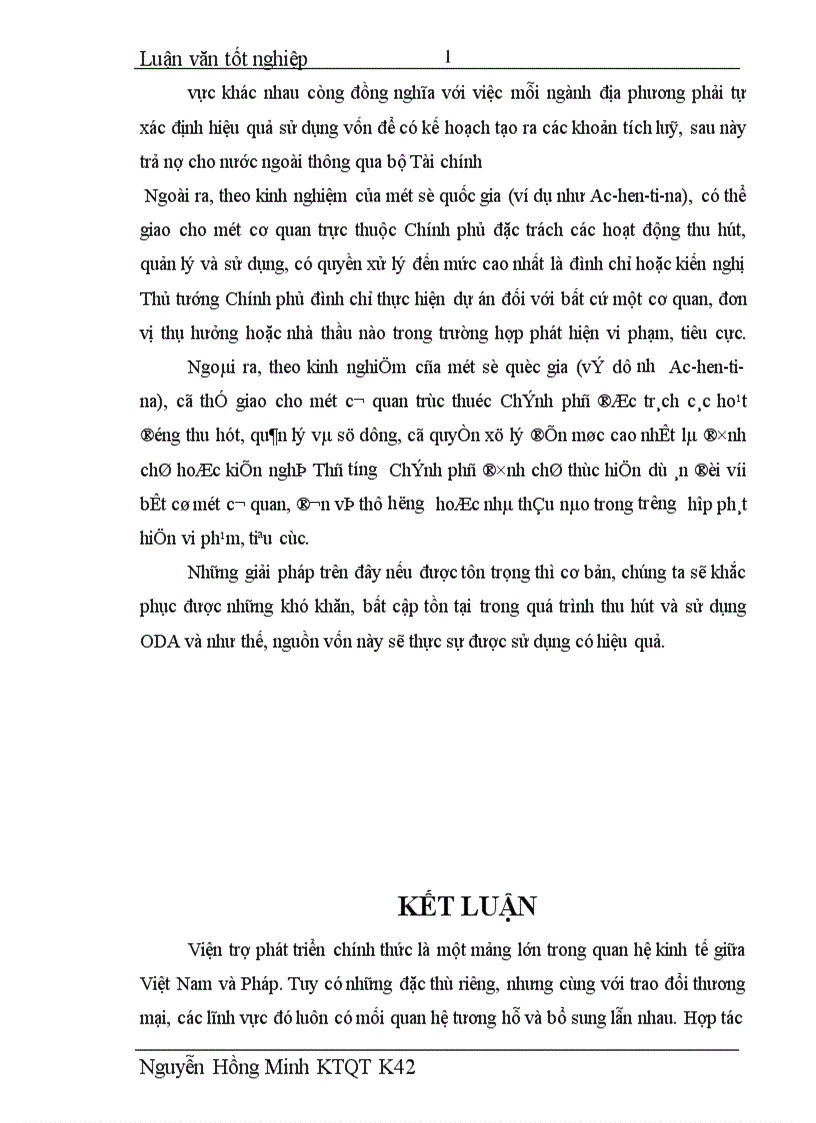 image for page Nguồn vốn hỗ trợ phát triển chính thức ODA của Pháp tại Việt Nam giai đoạn 1993 2003