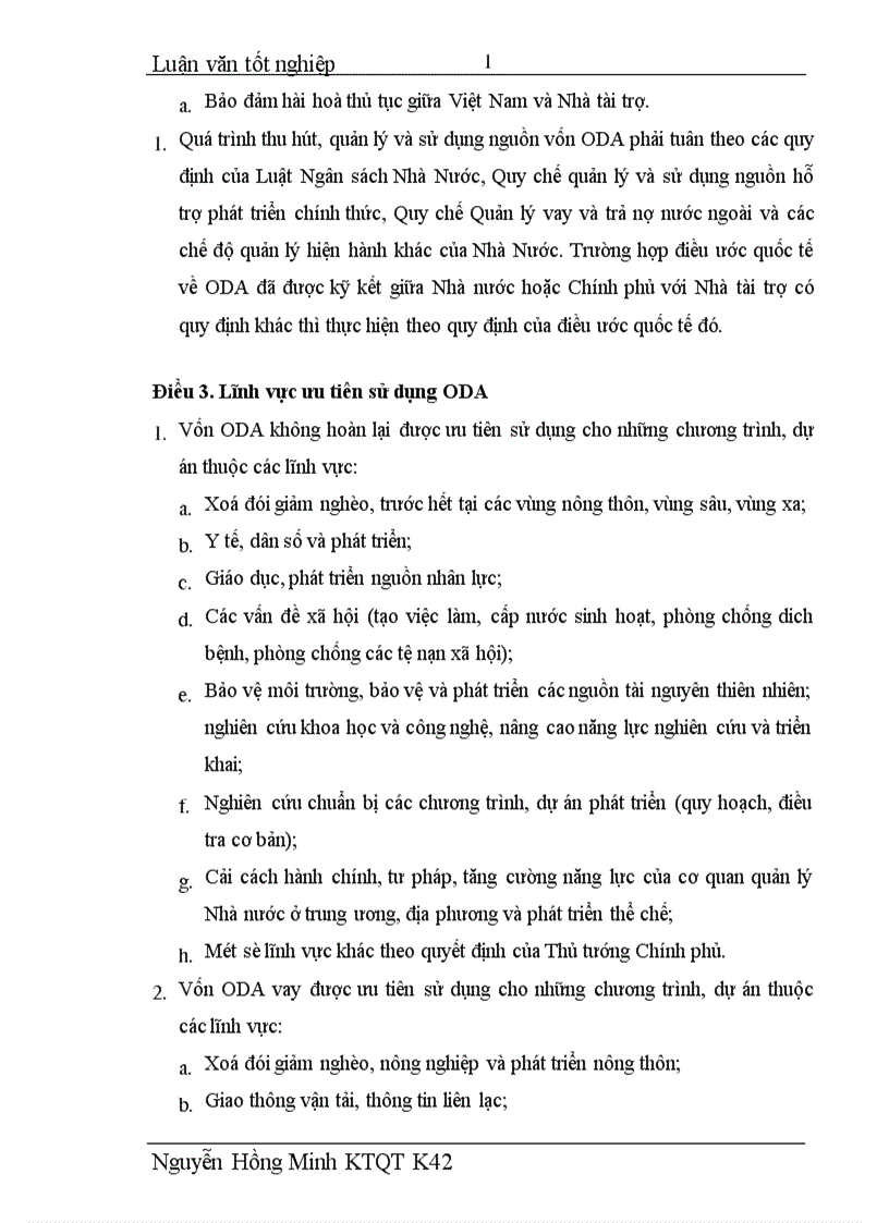 image for page Nguồn vốn hỗ trợ phát triển chính thức ODA của Pháp tại Việt Nam giai đoạn 1993 2003