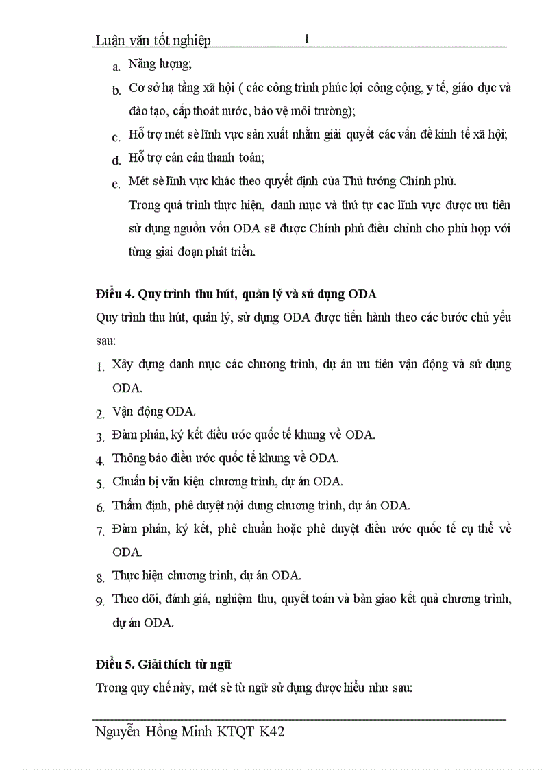 image for page Nguồn vốn hỗ trợ phát triển chính thức ODA của Pháp tại Việt Nam giai đoạn 1993 2003
