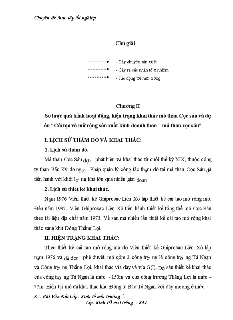 image for page Phân tích những tác động môi trường và đánh giá hiệu quả kinh tế môi trường của dự án cải tạo mở rộng khai thác kinh doanh than mỏ than Cọc Sáu 1