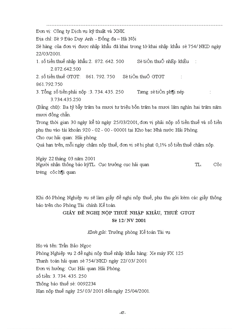 image for page phương hướng hoàn thiện quá trình hạch toán nghiệp vụ lưu chuyển hàng nhập khẩu ở công ty dịch vụ kỹ thuật và xuất nhập khẩu techsimex