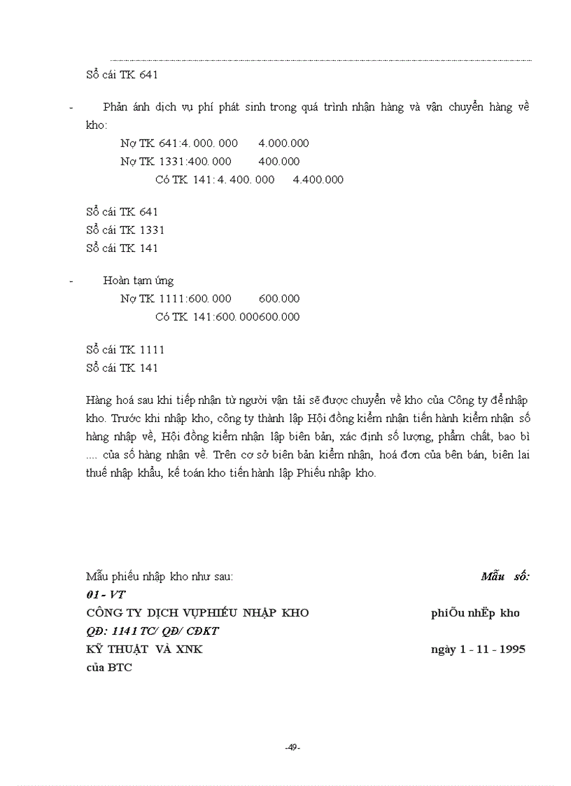 image for page phương hướng hoàn thiện quá trình hạch toán nghiệp vụ lưu chuyển hàng nhập khẩu ở công ty dịch vụ kỹ thuật và xuất nhập khẩu techsimex