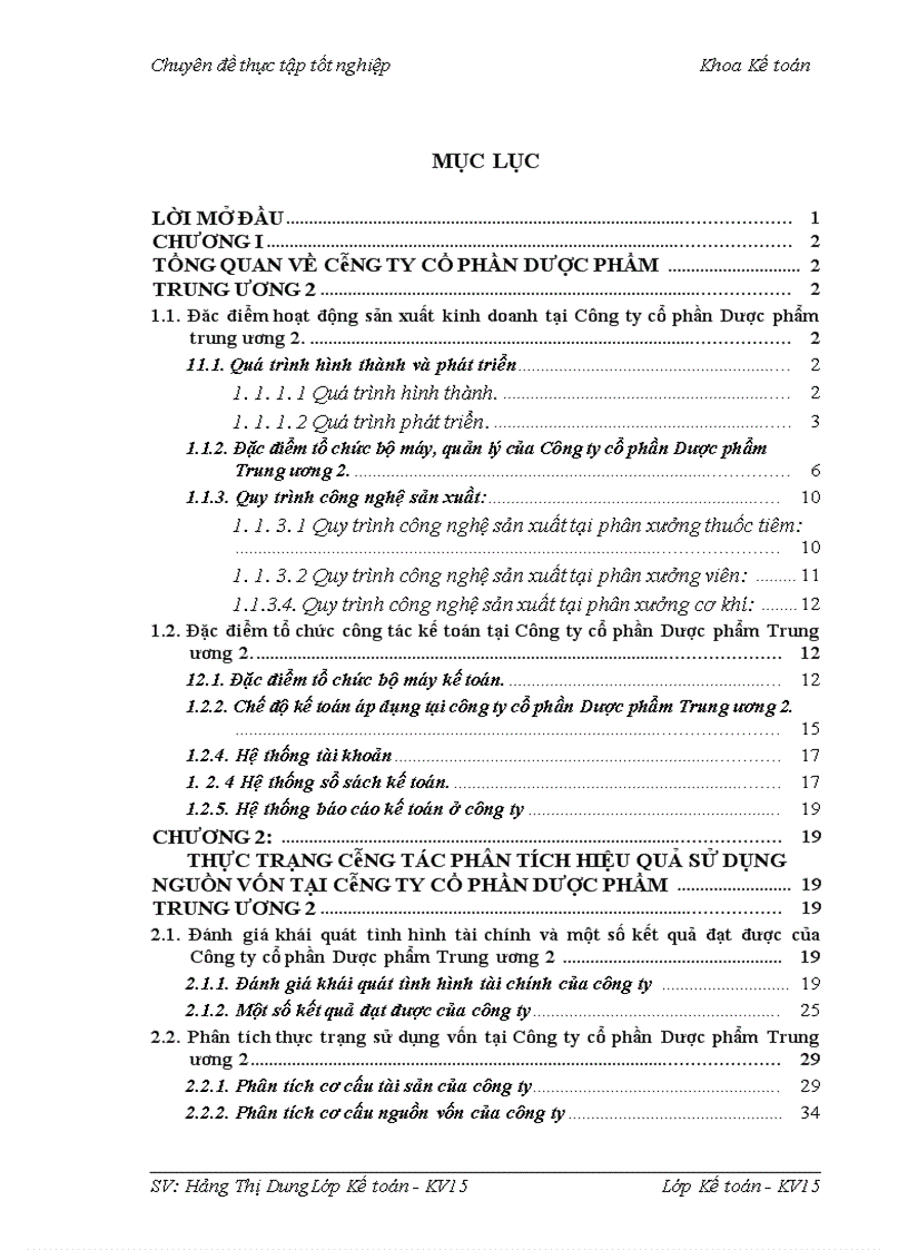 image for page Phân tích tình hình tài chính với việc nâng cao hiệu quả sử dụng vốn tại Công ty Cổ phần Dược phẩm Trung ương 2