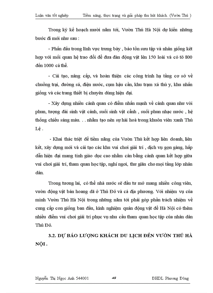 image for page tiềm năng du lịch và khả năng thu hút khách tham quan của Vươờn Thú Hà Nội