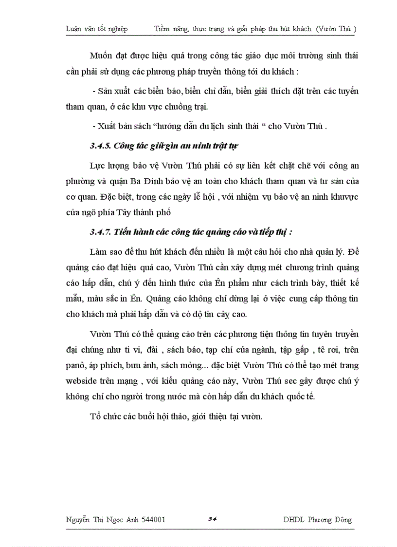image for page tiềm năng du lịch và khả năng thu hút khách tham quan của Vươờn Thú Hà Nội
