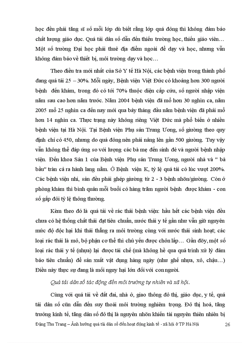 image for page Giải pháp hạn chế tăng dân số và khắc phục những ảnh hưởng của quá tải dân số