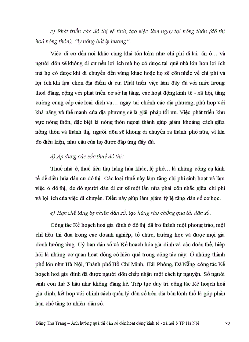 image for page Giải pháp hạn chế tăng dân số và khắc phục những ảnh hưởng của quá tải dân số