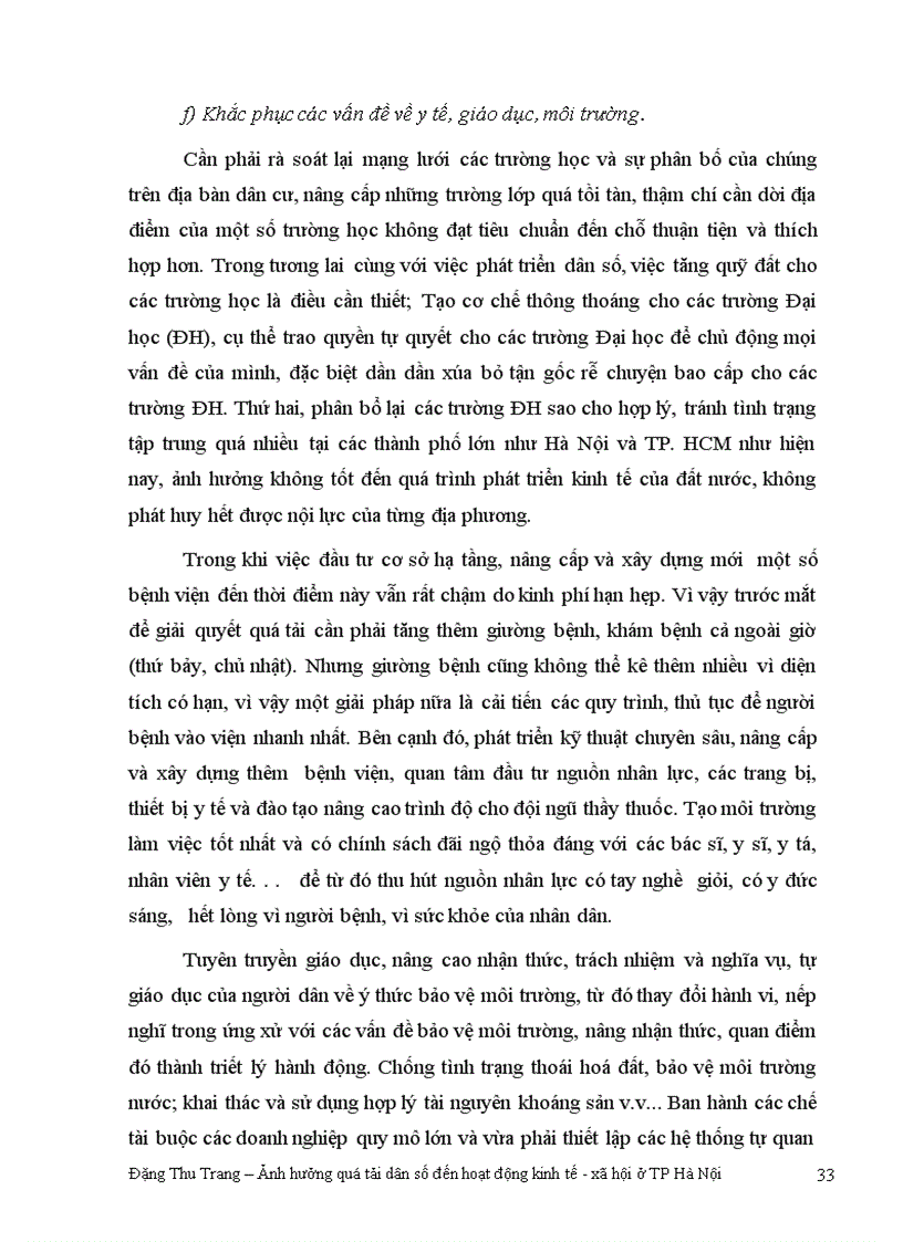image for page Giải pháp hạn chế tăng dân số và khắc phục những ảnh hưởng của quá tải dân số